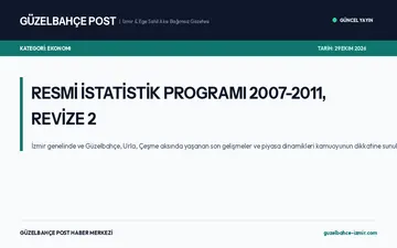 RESMİ İSTATİSTİK PROGRAMI 2007-2011, REVİZE 2